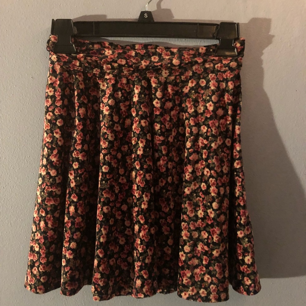 Velvet Skater Skirt